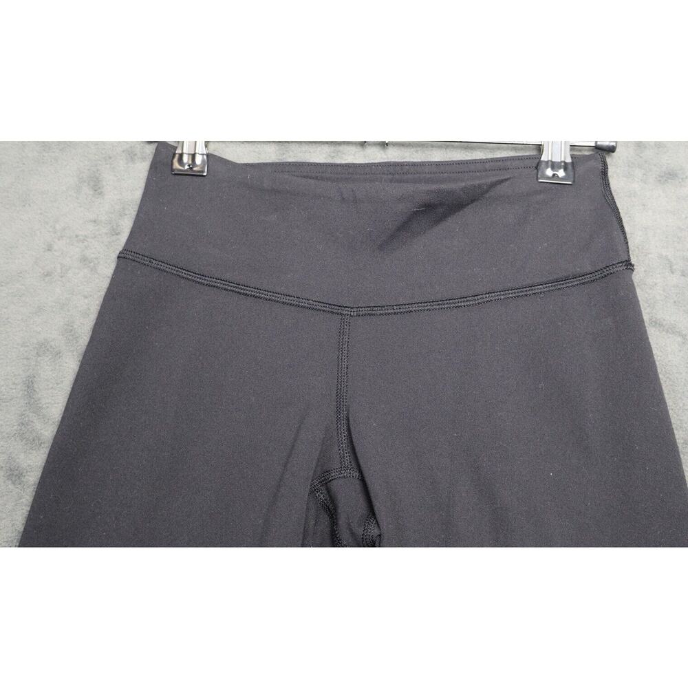 Lululemon Athletica Womens Cropped Capri Leggings Black Size 2 - Picture 2 of 8